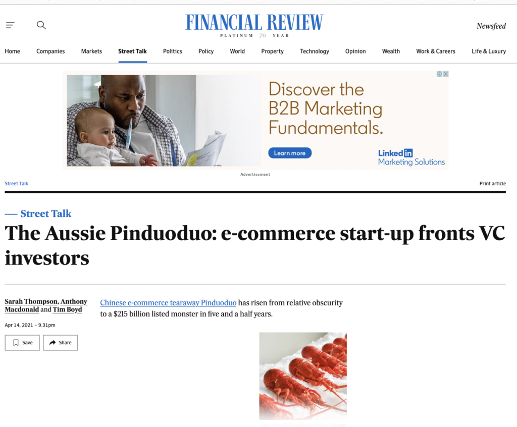 Financial Review features BuyersCircle